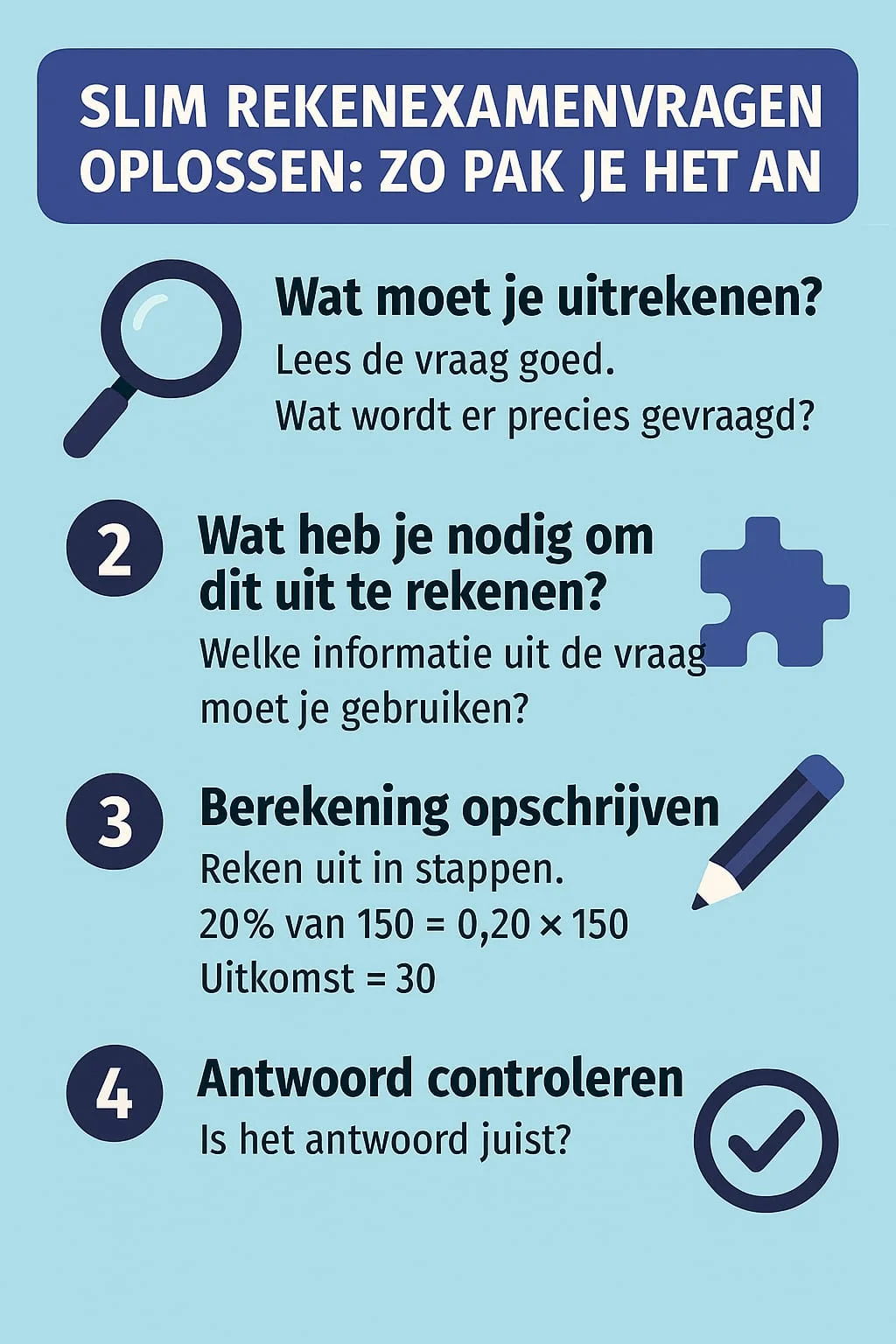 Slim examenvragen oplossen: zo pak je het aan!